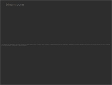 Tablet Screenshot of binam.com
